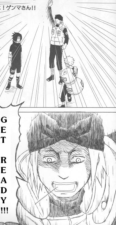 Chuunin Fight Sasuke versus Gaara